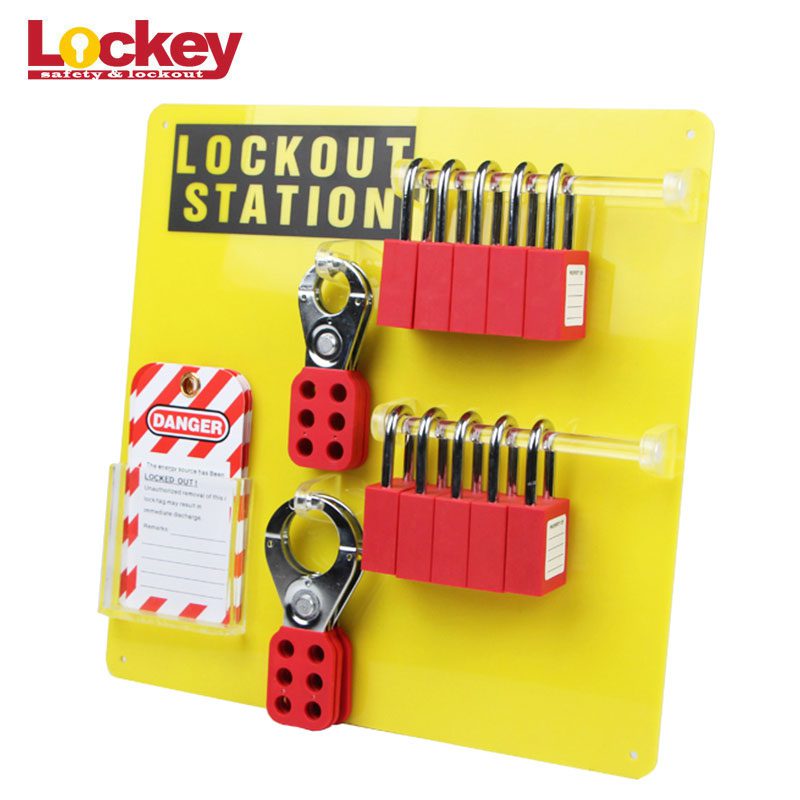 10-Lock Lockout Station LK12