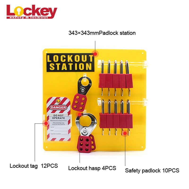 10-Lock Padlock Station LG08