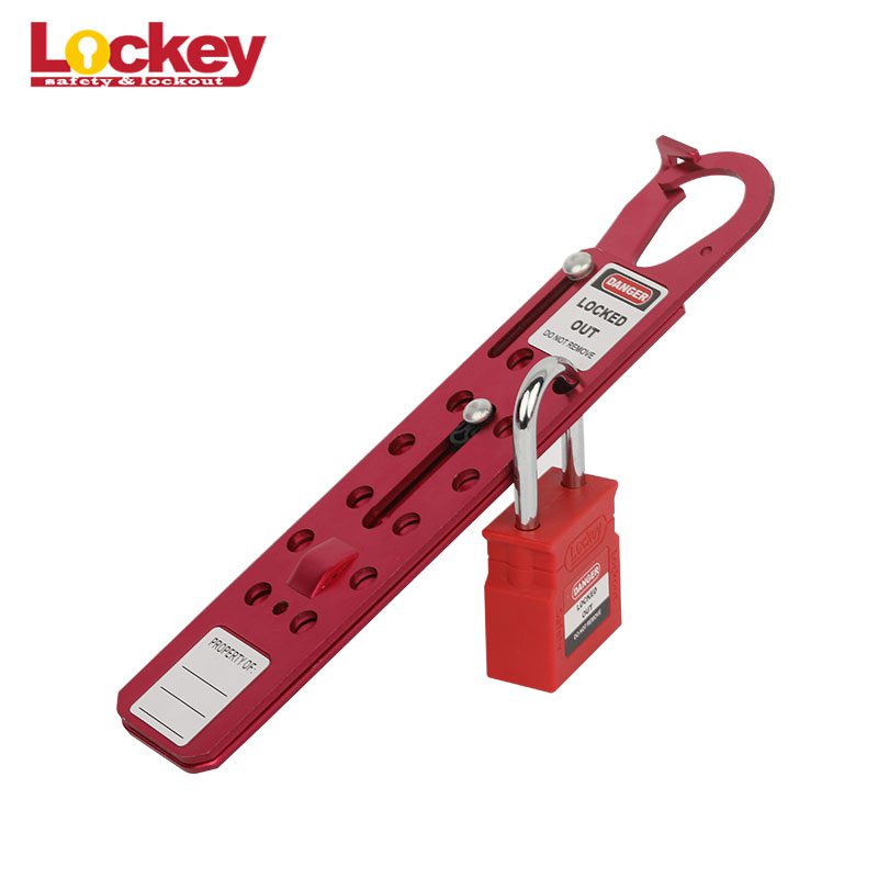 12 Hole sliding Aluminum Lockout Hasp AH31