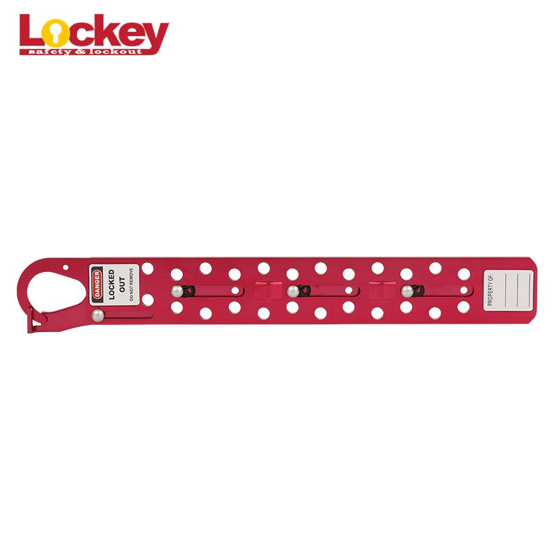 24 Hole sliding Aluminum Lockout Hasp AH32