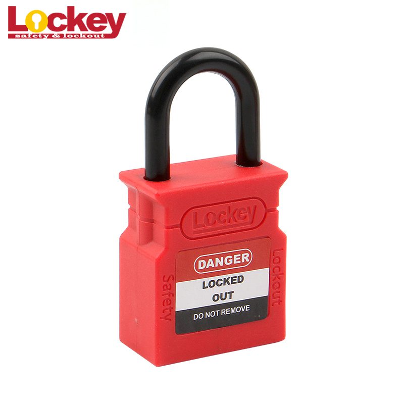 25mm Nylon Short Shackle Safety Padlock