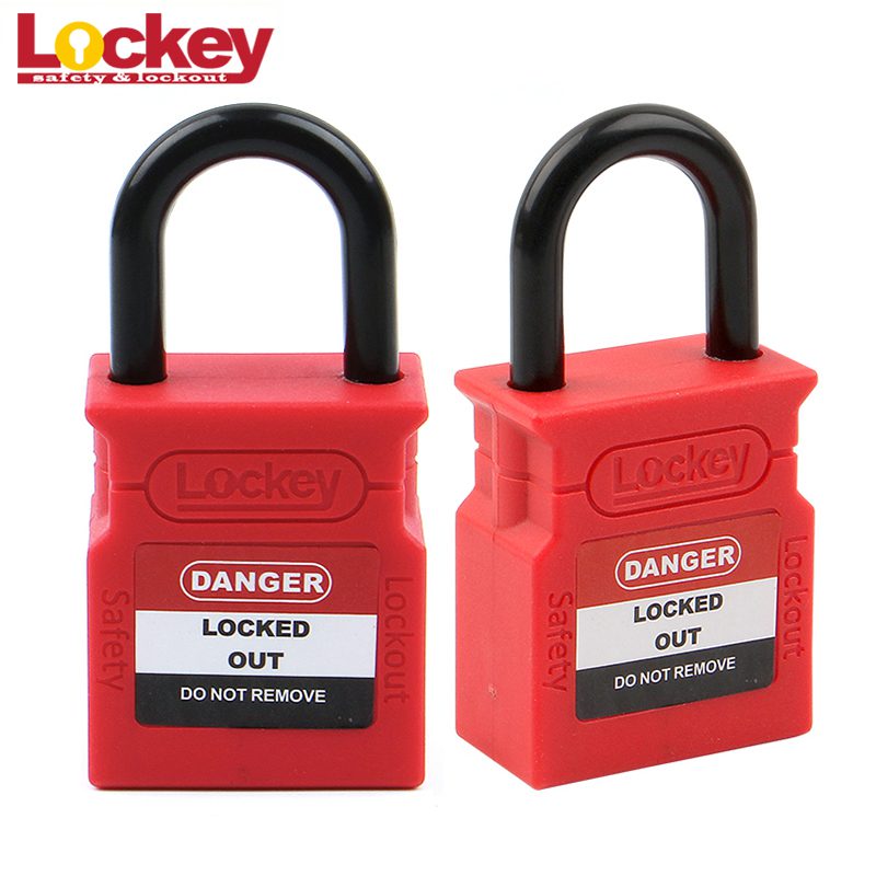 25mm Nylon Short Shackle Safety Padlock