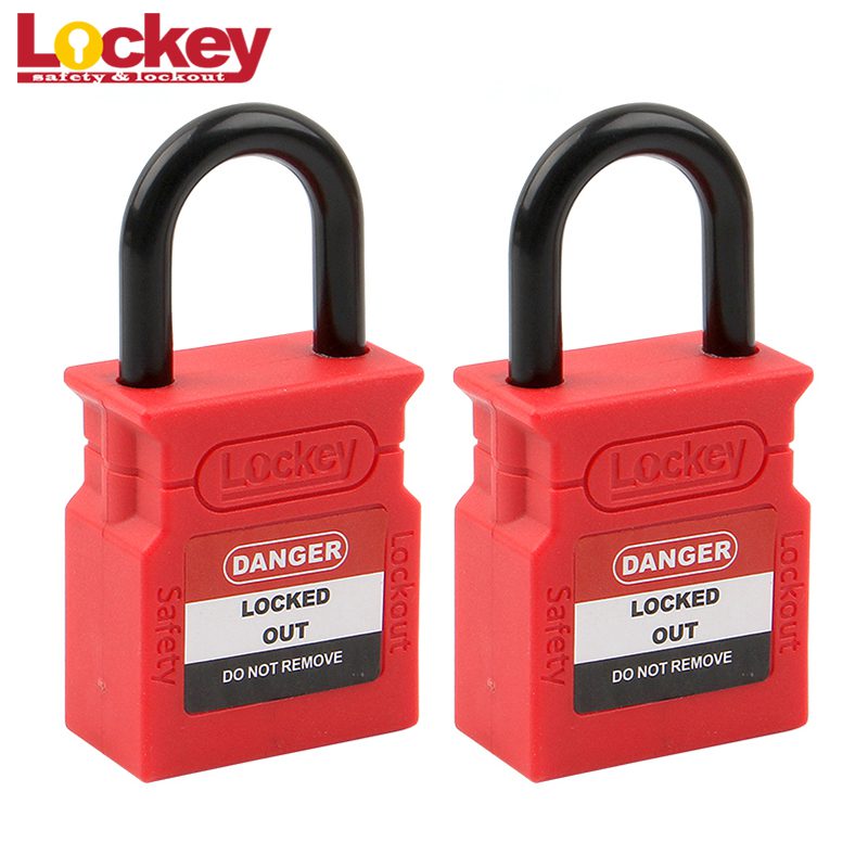 25mm Nylon Short Shackle Safety Padlock