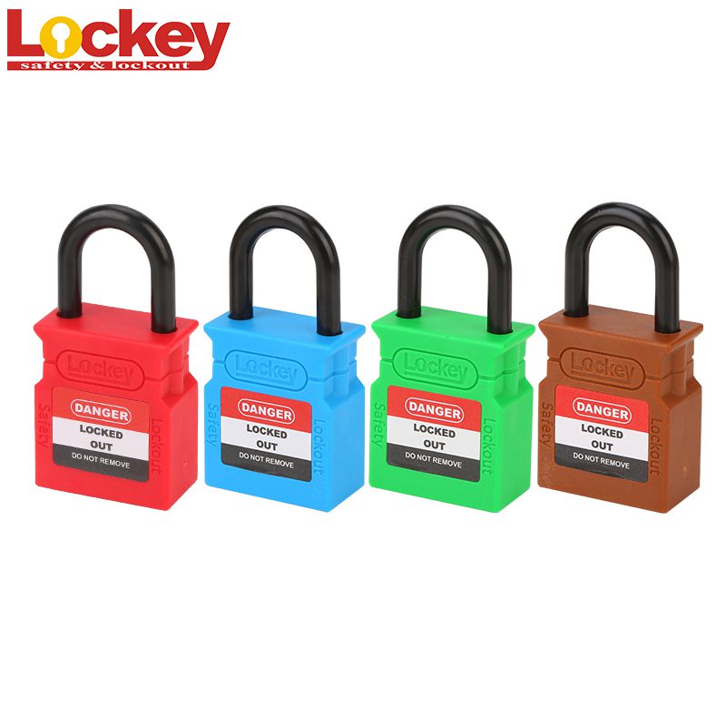 25mm Nylon Short Shackle Safety Padlock