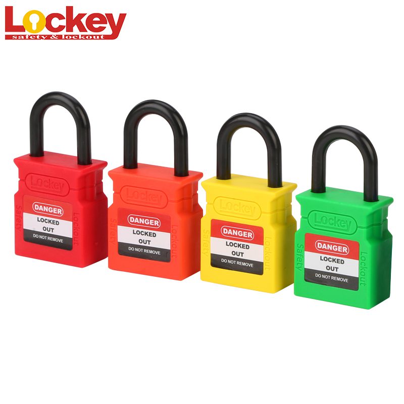 25mm Nylon Short Shackle Safety Padlock