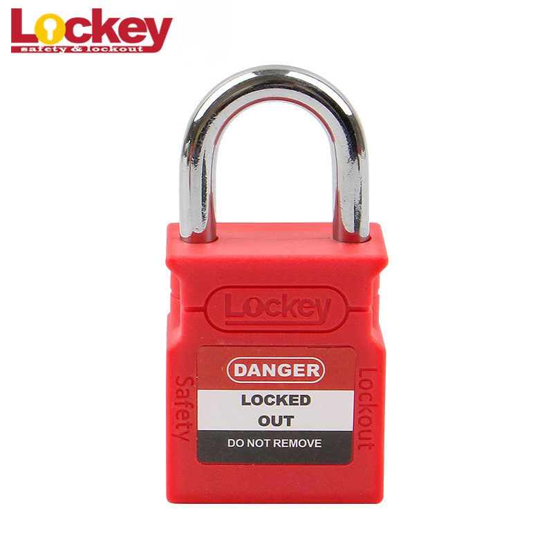 25mm Steel Short Shackle Safety Padlock