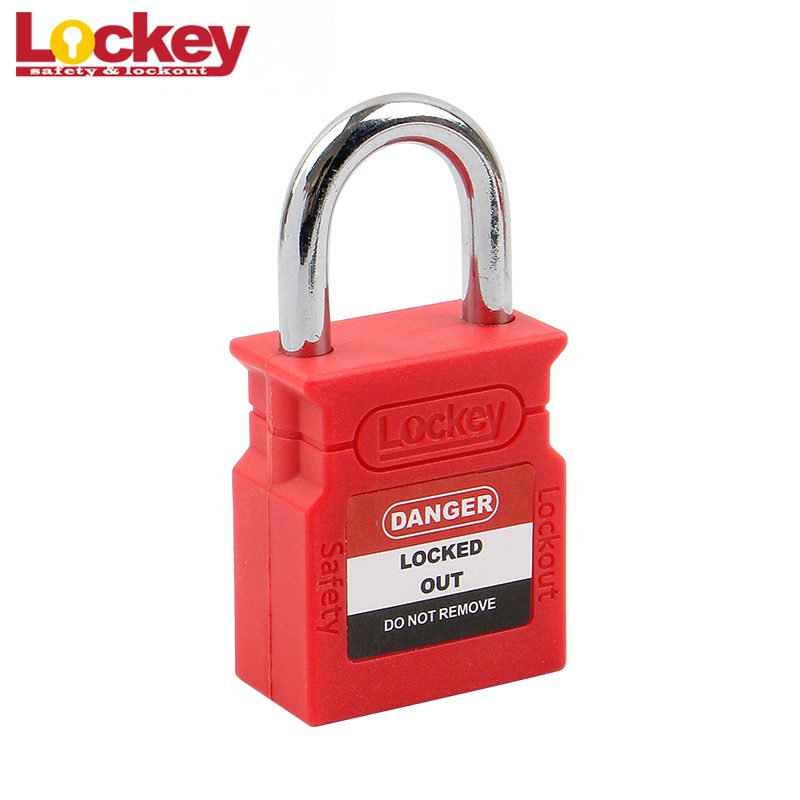 25mm Steel Short Shackle Safety Padlock