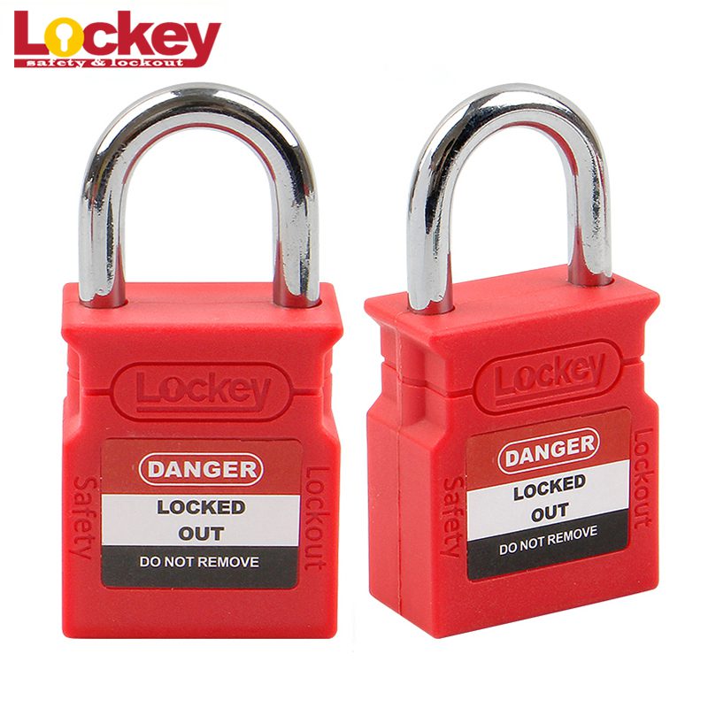 25mm Steel Short Shackle Safety Padlock