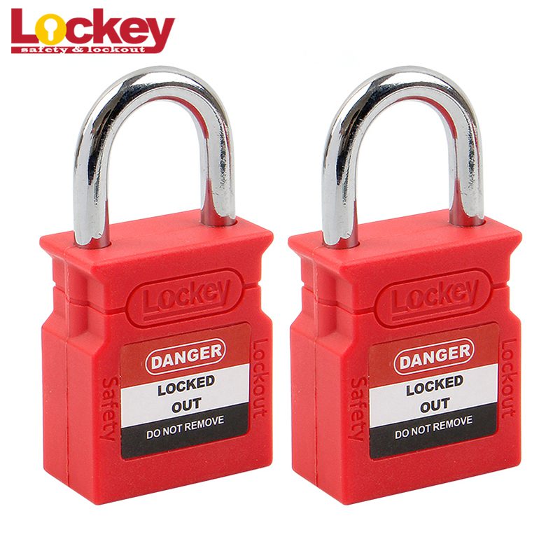 25mm Steel Short Shackle Safety Padlock