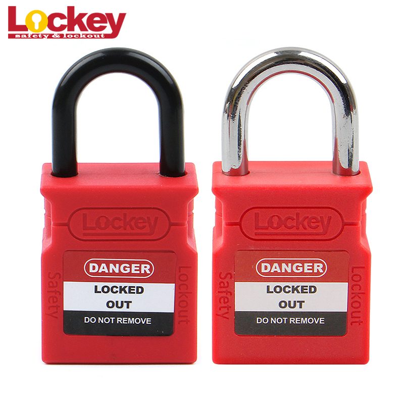 25mm Nylon Short Shackle Safety Padlock