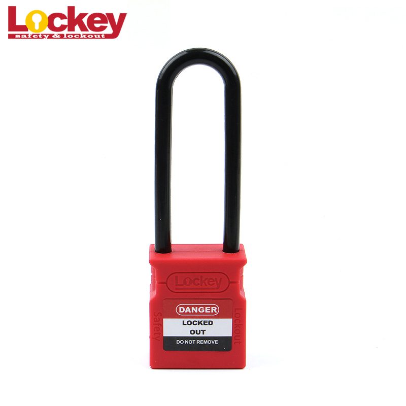 76mm Nylon Short Shackle Safety Padlock