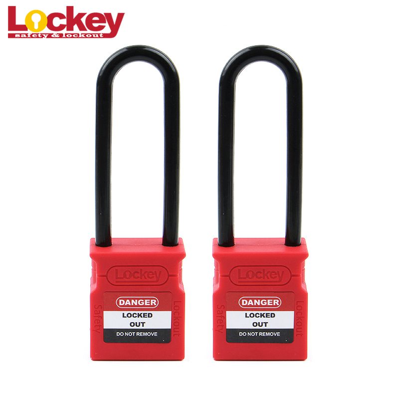 76mm Nylon Short Shackle Safety Padlock