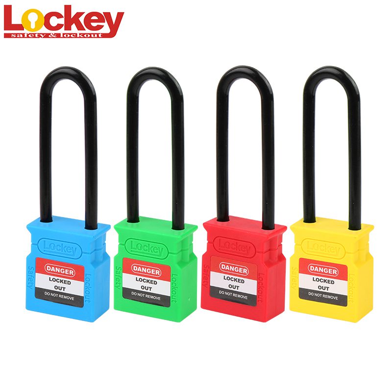 76mm Nylon Short Shackle Safety Padlock