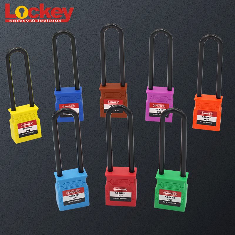 76mm Nylon Short Shackle Safety Padlock