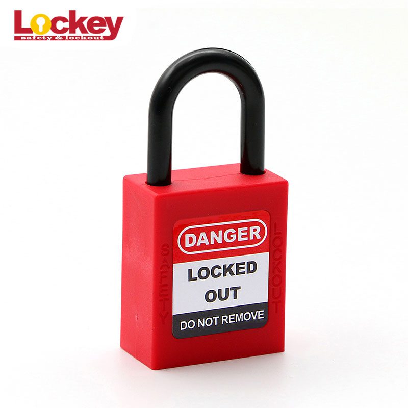 25mm Nylon Short Shackle Safety Padlock P25P