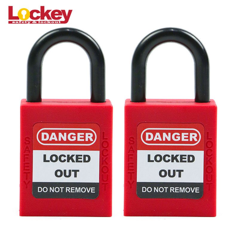 25mm Nylon Short Shackle Safety Padlock P25P