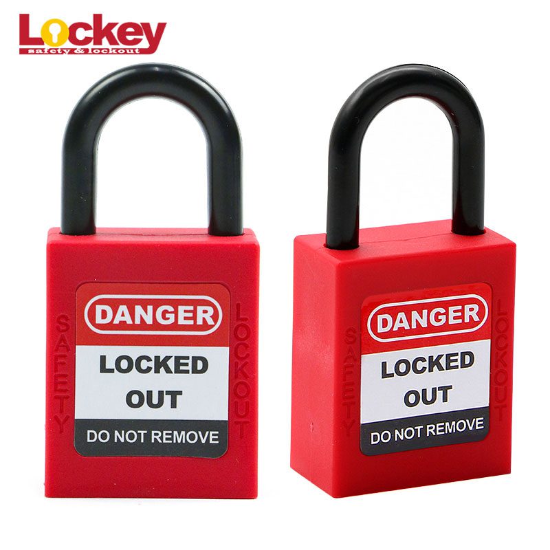 25mm Nylon Short Shackle Safety Padlock P25P