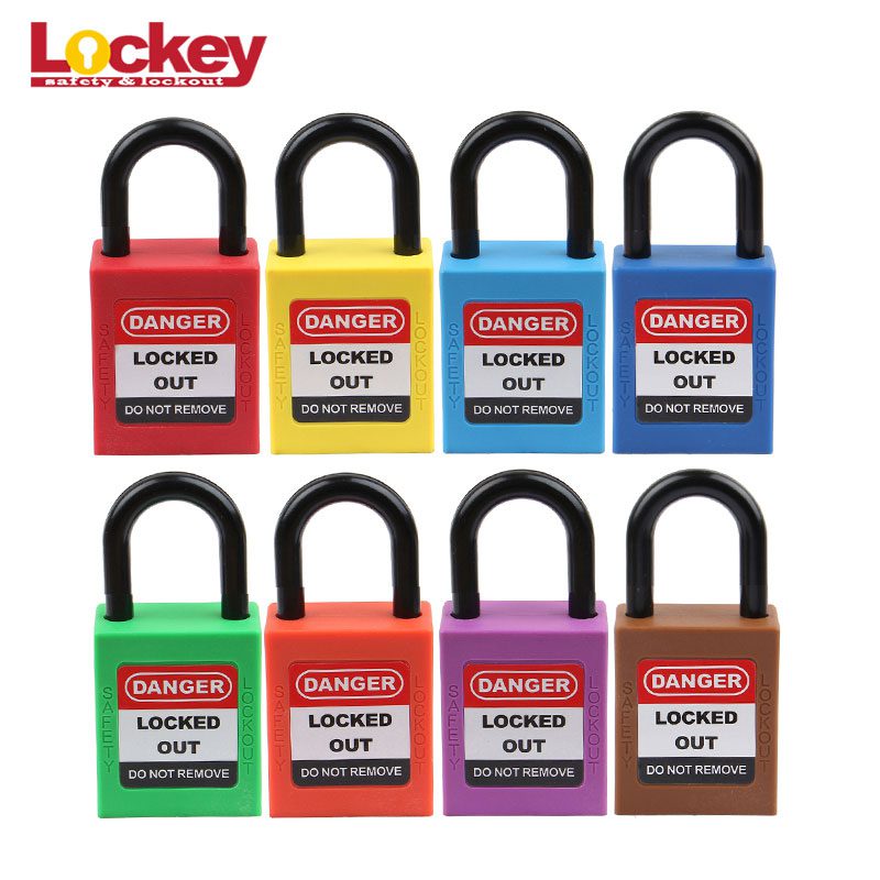 25mm Nylon Short Shackle Safety Padlock P25P