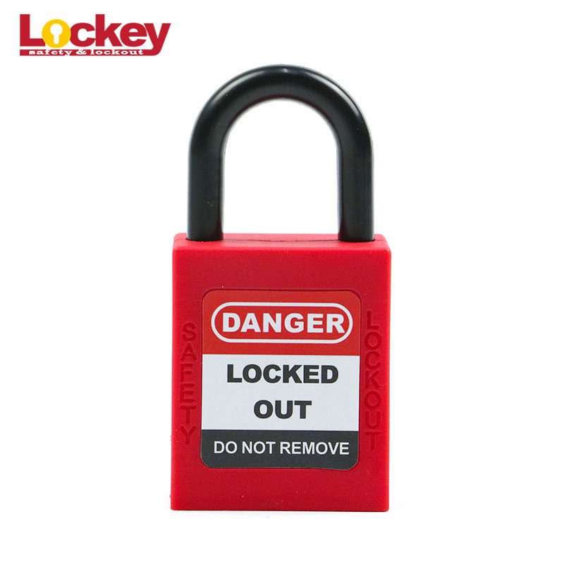 25mm Nylon Short Shackle Safety Padlock P25P