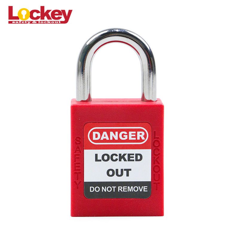 25mm Steel Short Shackle Safety Padlock P25S