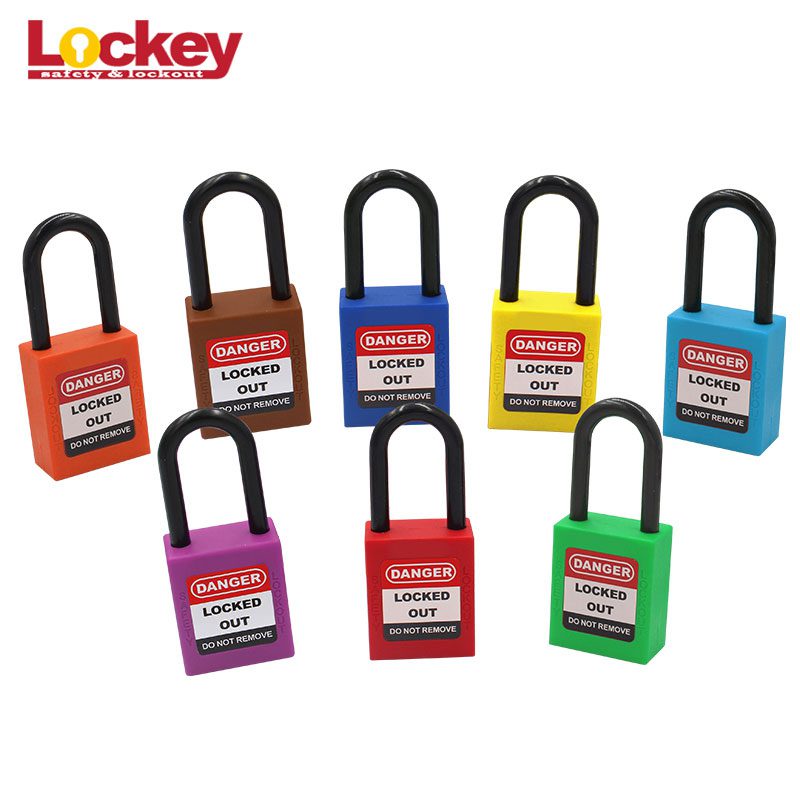 38mm Nylon Short Shackle Safety Padlock P38P