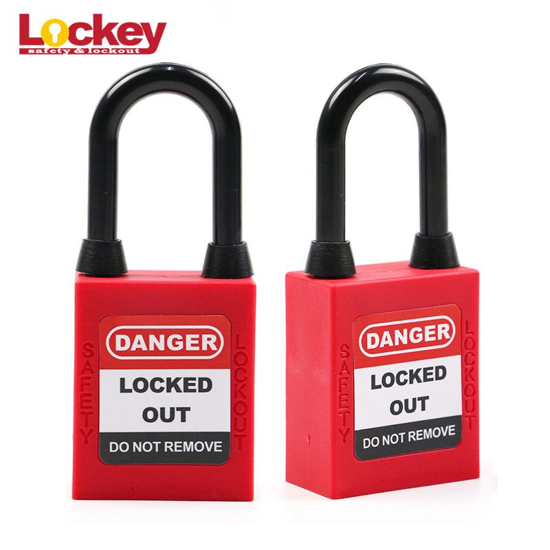 38mm Nylon Short Shackle Safety Padlock P38PDP