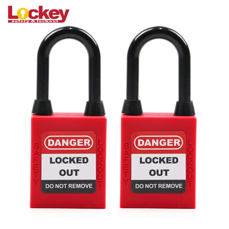 38mm Nylon Short Shackle Safety Padlock P38PDP