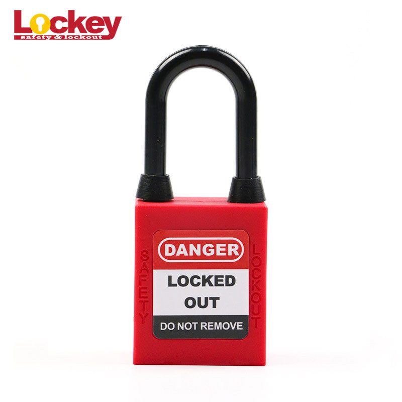 38mm Nylon Short Shackle Safety Padlock P38PDP