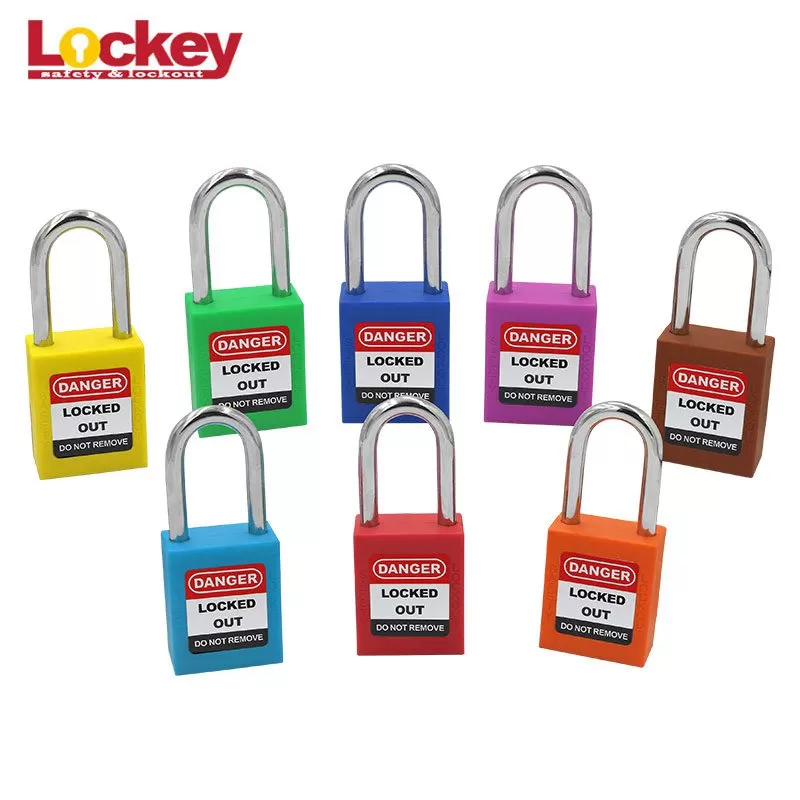 38mm Steel Short Shackle Safety Padlock P38S