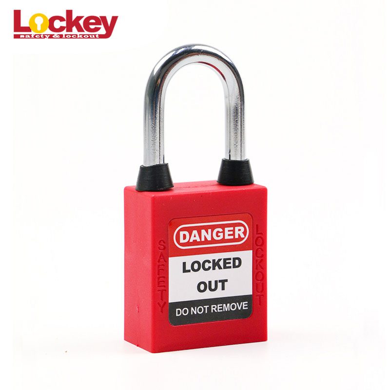 38mm Steel Short Shackle Safety Padlock P38SDP