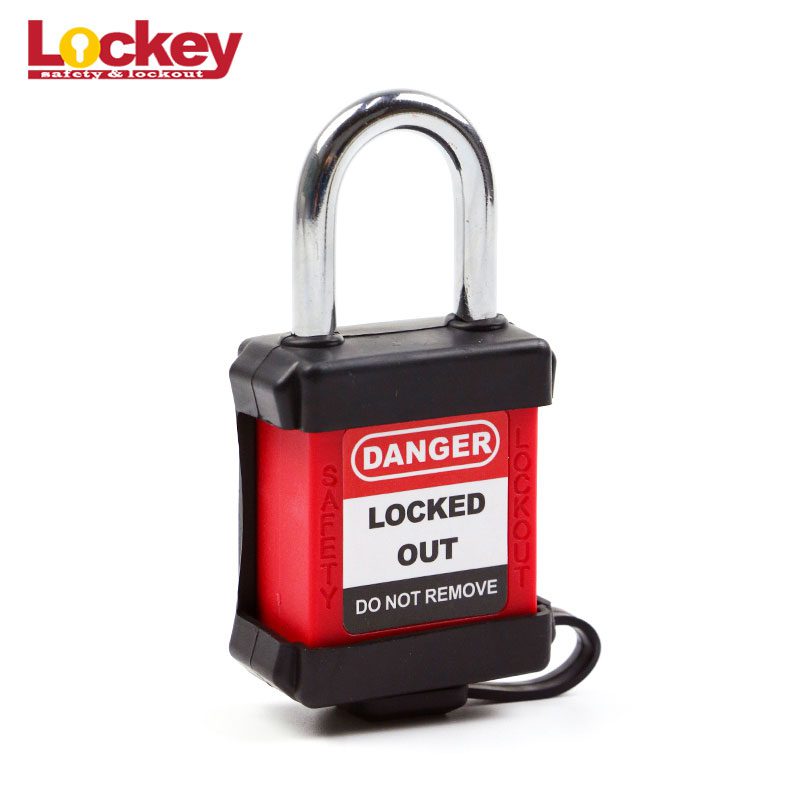 38mm Nylon Short Shackle Safety Padlock P38SR1