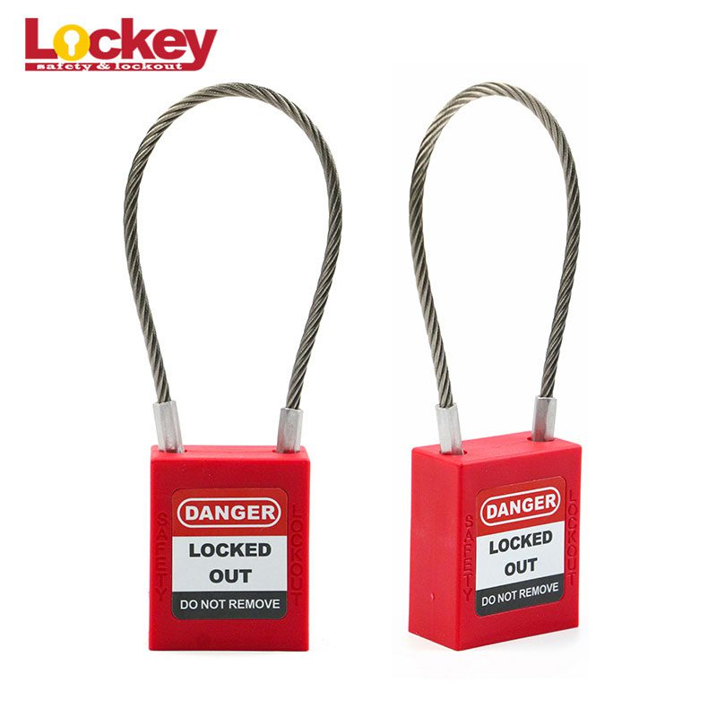 Steel Cable Shackle Safety Padlock PC175D3.2