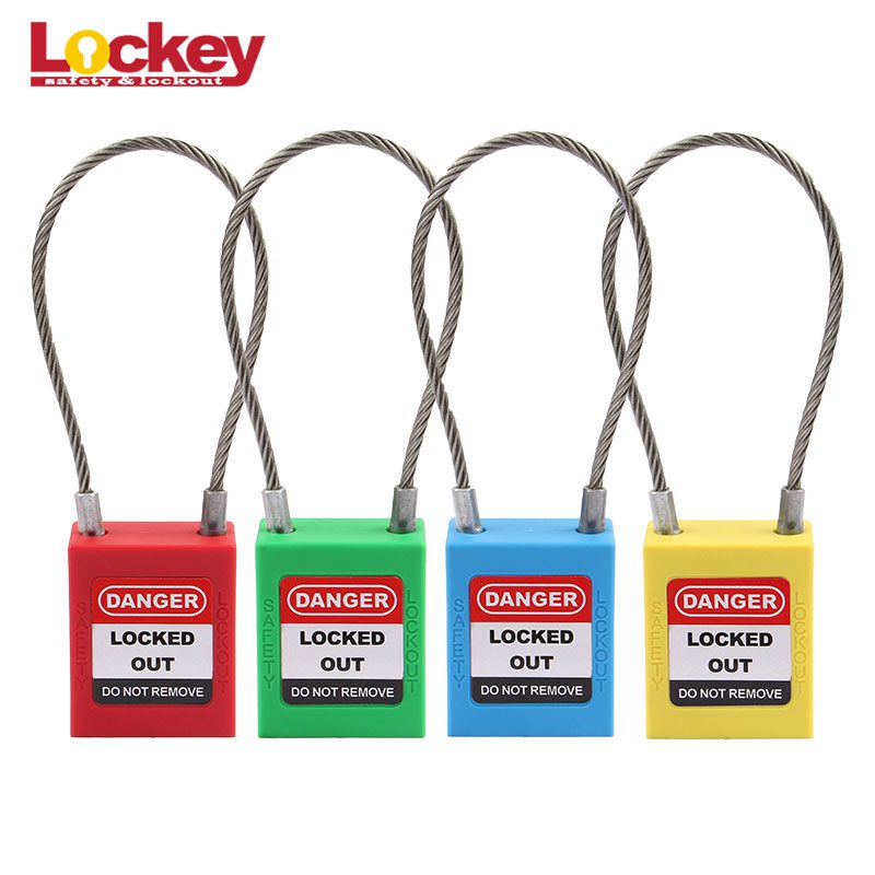 Steel Cable Shackle Safety Padlock PC175D3.2