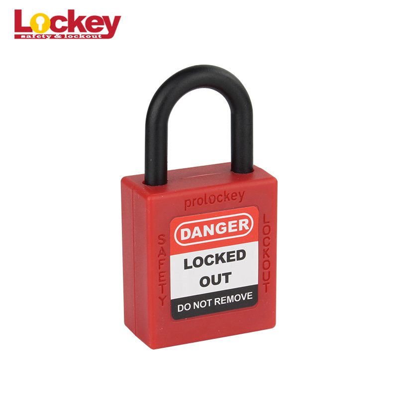 25mm Nylon Short Shackle Economic Safety Padlock