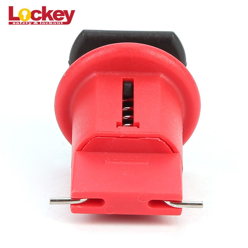 Miniature Circuit Breaker Lock, Air Switch Safety Lockout, Universal Electrical Power Isolation Device, Made From Industrial GlassFilled Nylon, Red