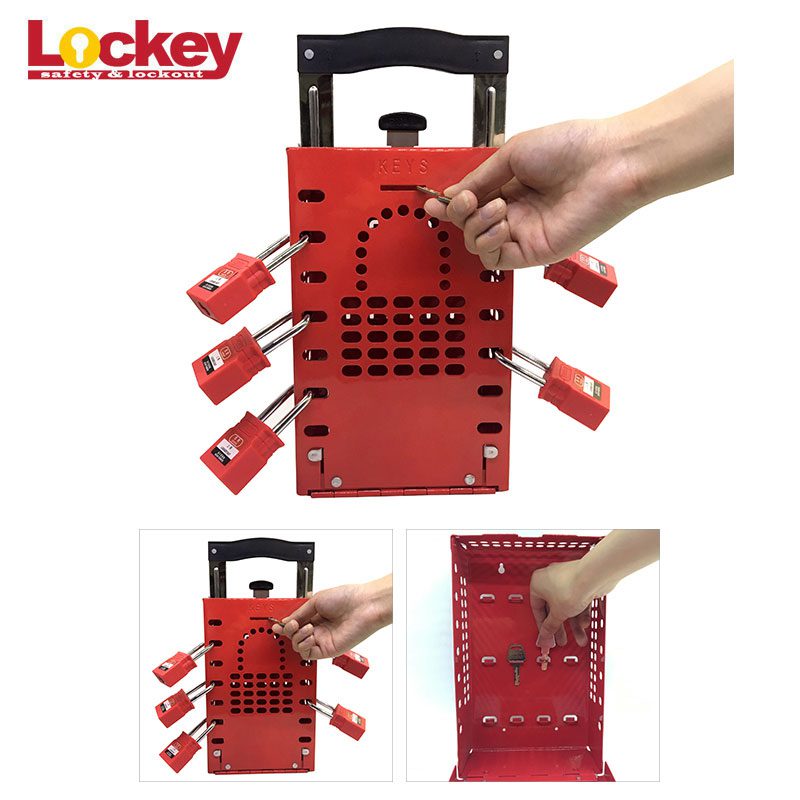 Portable Steel Safety Lockout Box LK21